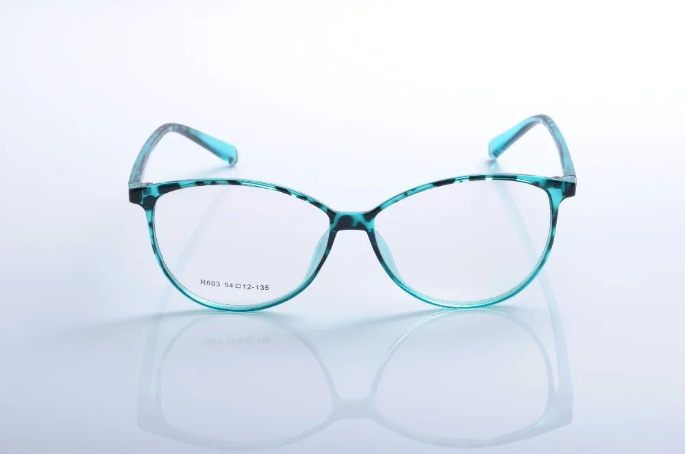 Новые стильные ретро овальные очки оправа прозрачные линзы леопардовые TR90