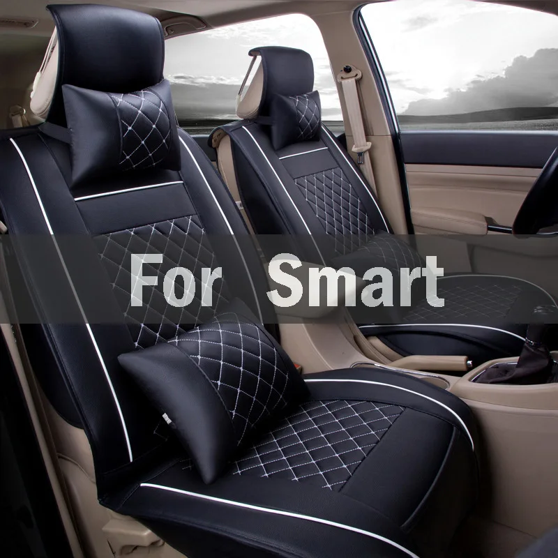 Cushion Interior Accessories Leather Car Seat Covers Auto For Smart Forfour Fortwo Roadster | Автомобили и мотоциклы