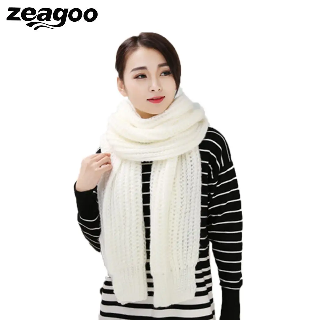 Для женщин зимние теплые однотонные утолщаются обёрточная бумага негабаритных