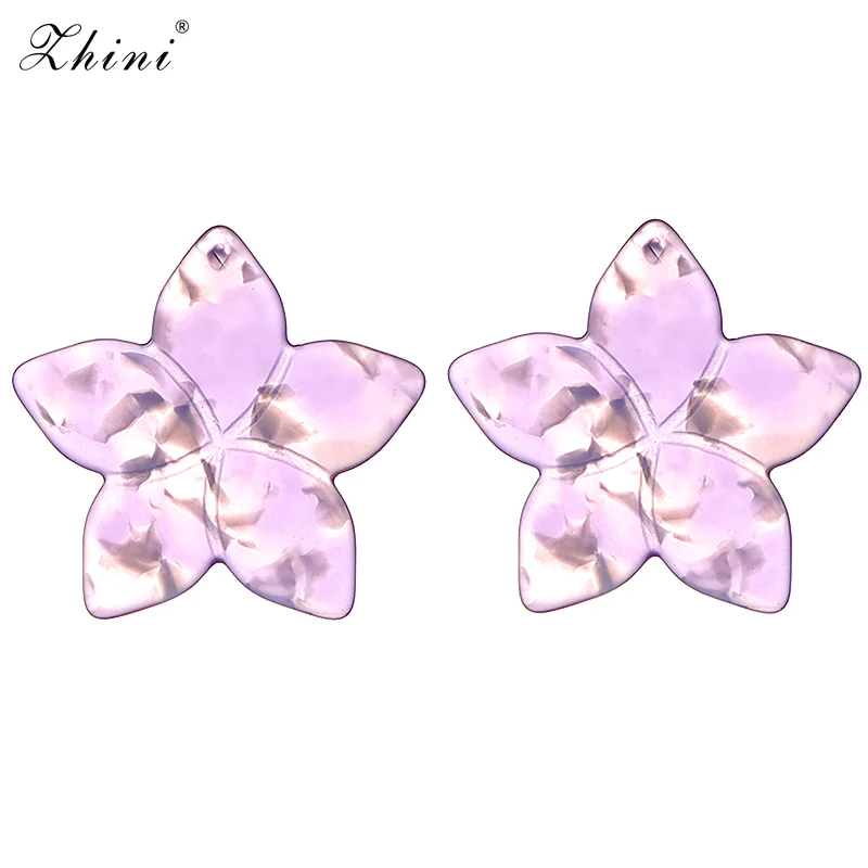 ZHINI Fashion Bijoux Bright Star Statement Stud Earrings For Women Cute Trendy Wholesale Jewelry Cheap Party Gifts | Украшения и