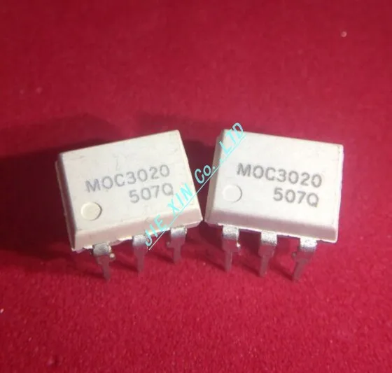50 шт./лот MOC3020 оптоизолятор 4 17 кв TRIAC DIP 6 лучшее качество|c c| |