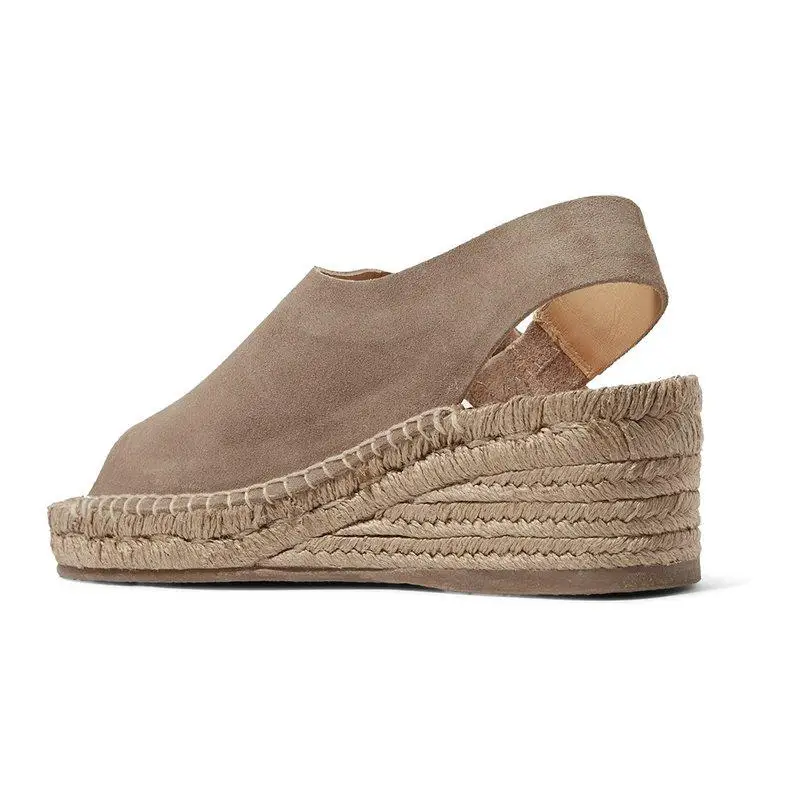 SHUJIN/обувь на танкетке женские босоножки высоком каблуке удобные летние Chaussures Femme