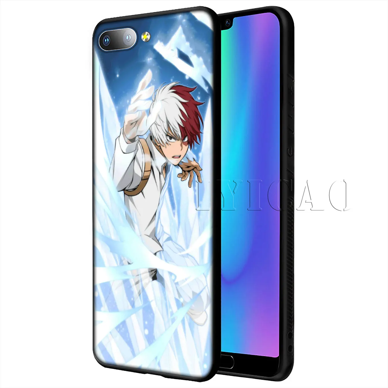Мягкий чехол IYICAO My hero Academy Todoroki Shouto для Huawei P20 Pro P10 P8 P9 P30 Lite Mini 2017 P Smart 2019|Бамперы| |