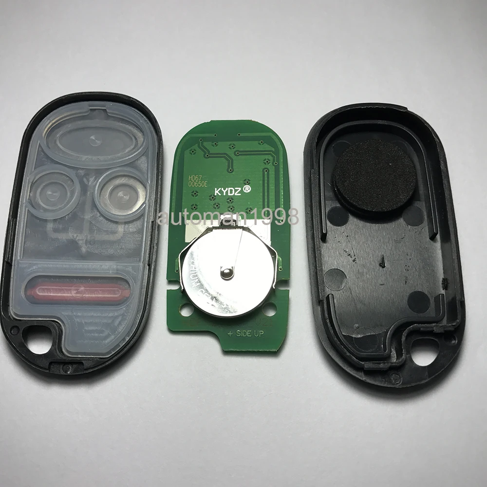 Запасной БЕСКЛЮЧЕВОЙ дистанционный ключ для Honda Civic 2001 2005 NHVWB1U523/521 433Mmhz|key for|key for