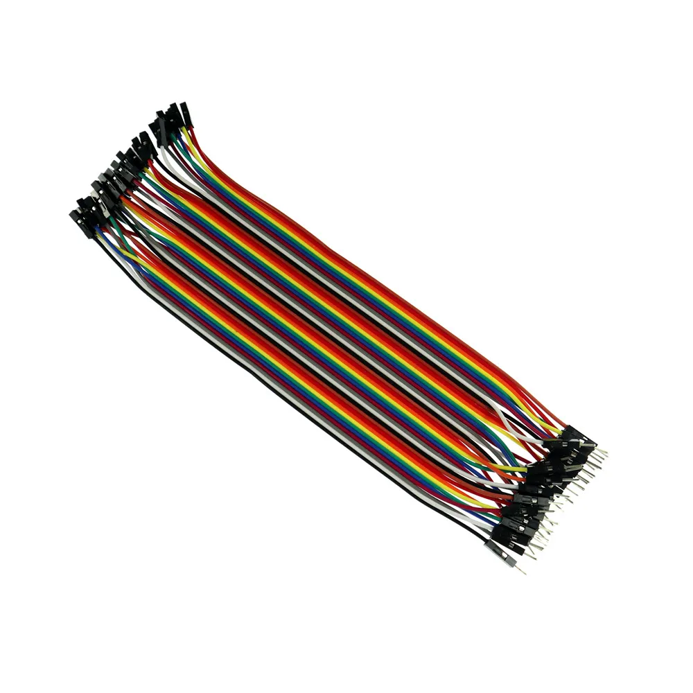 Кабель Dupont 40 шт. в ряд 20 см 2 54 мм 1pin 1p-1p перемычка Мама-папа | Электроника
