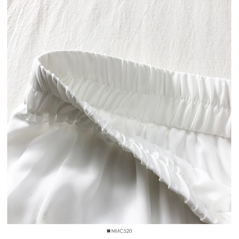 Юбка трапеция летняя однотонная с оборками и высокой талией|Женские юбки| |
