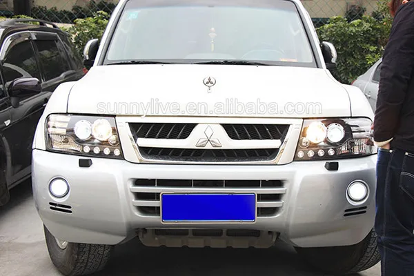 Для Mitsubishi Pajero Montero V73 V75 V76 V77 V78 светодиодный фары «ангельские глаза» 2000 до 2008 год LD