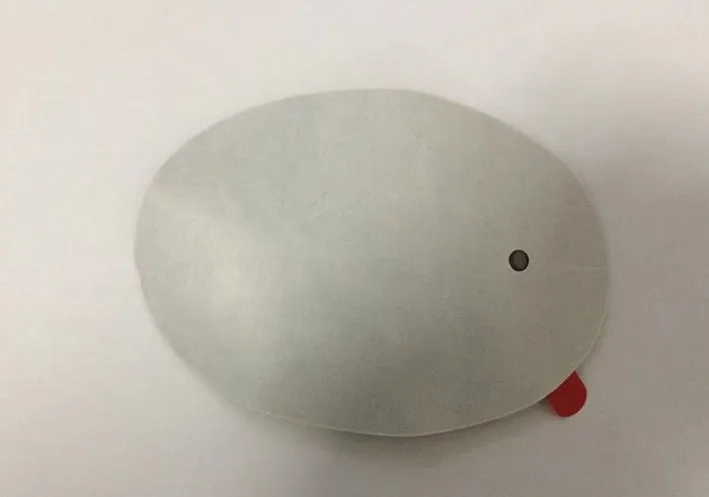 Автомобильная передняя/задняя/рулевая эмблема красная/черная эллипс 67x47 мм 100 110