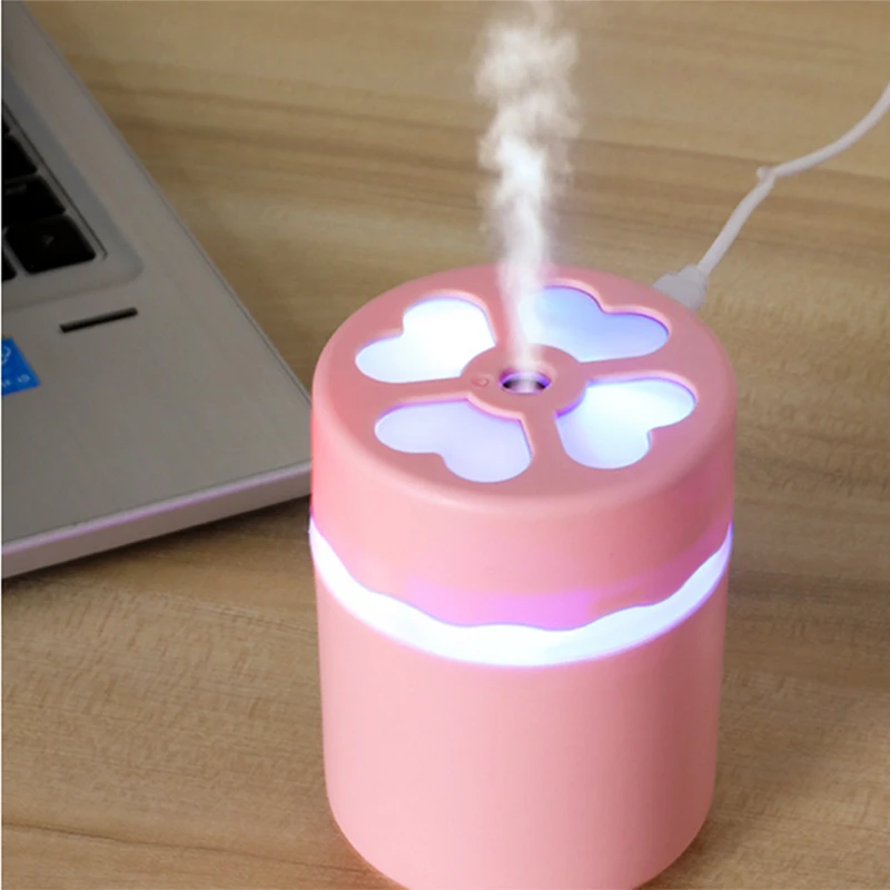 Четырехлистный мини увлажнитель воздуха для автомобиля ночник Usb устройство