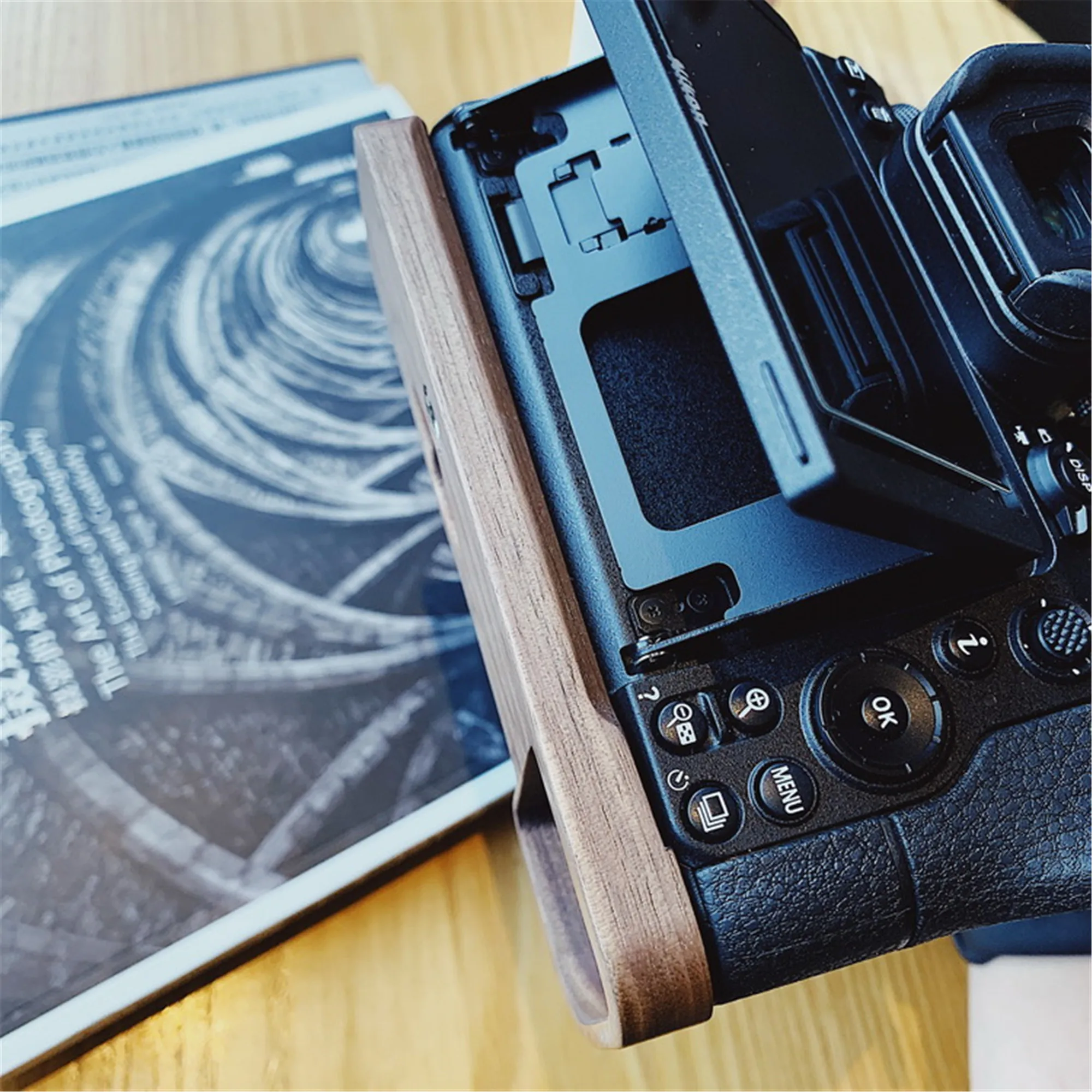 Деревянная рукоятка для Nikon Z6 Z7 Arca Sunway Benro|Моноподы| |