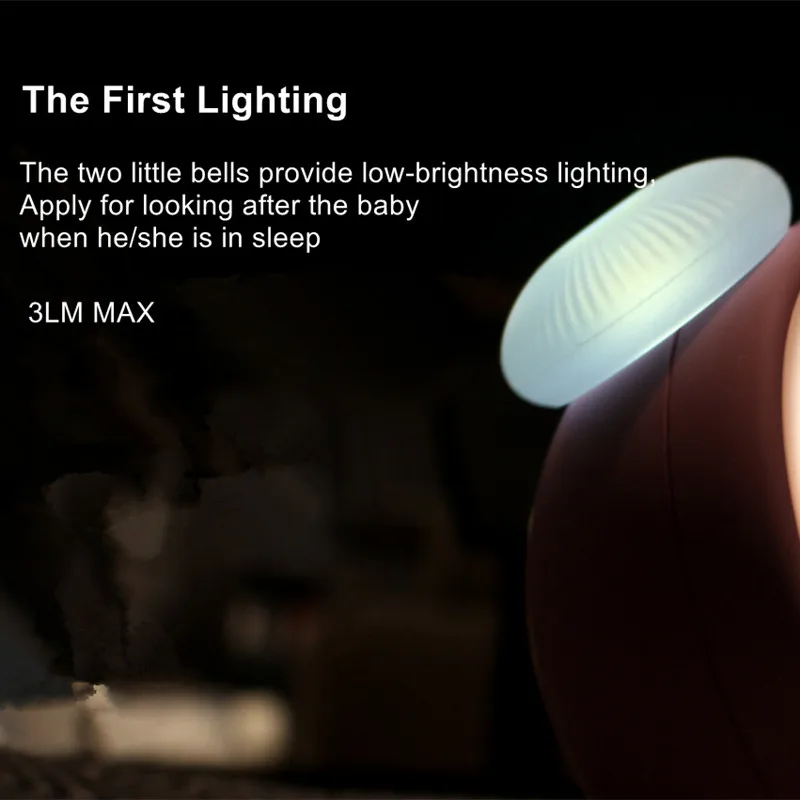 Затемняемый сенсорный светодиодный ночник USB датчик движения Будильник