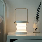 Креативный светодиодный Многофункциональный туристический фонарь для кемпинга, портативный складной светодиодный настольный светильник с диммером, светодиодный перезаряжаемый ночник