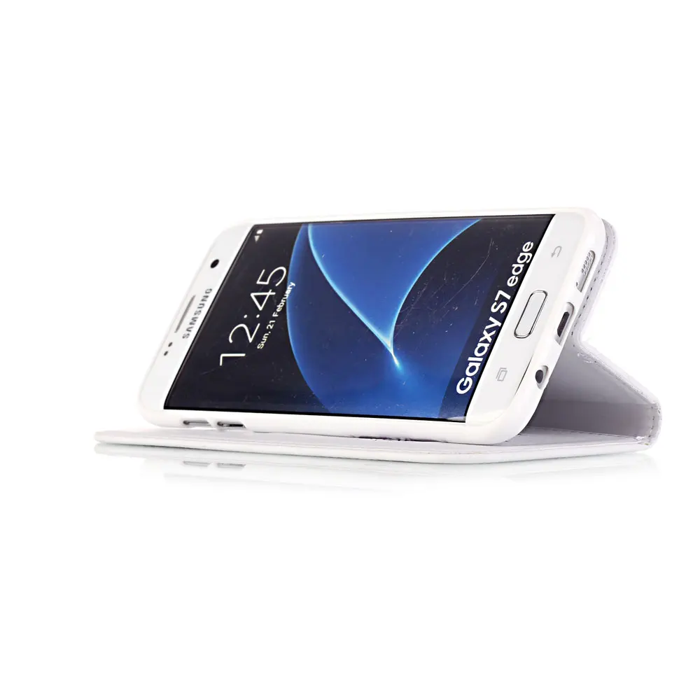 Чехол-книжка из искусственной кожи с подставкой для Samsung S5 S6EDGE S7 S8PLUS S9 A3 A5 J3 J5 J7 J310