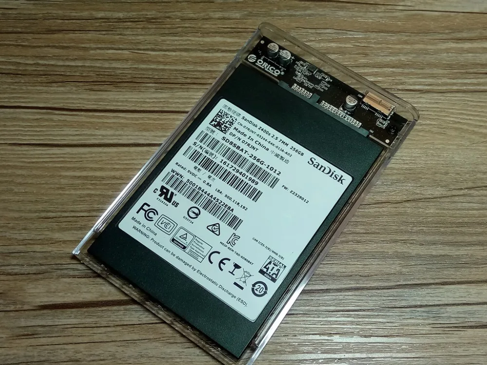 ORICO 2139U3 корпус жесткого диска 2,5 дюймов прозрачный USB3.0 корпус жесткого диска поддержка UASP протокол для 7-9,5 мм HDD
