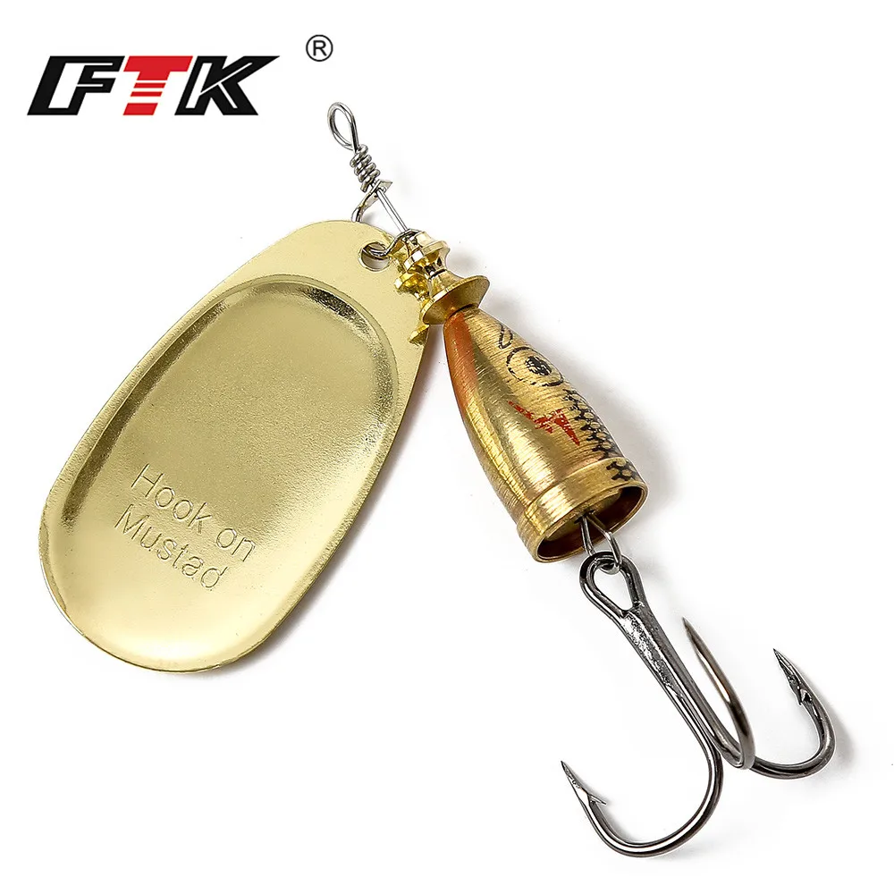 FTK I PC Спиннер Рыболовная Приманка Размер 3 # 5 ложка рыболовные приманки средняя
