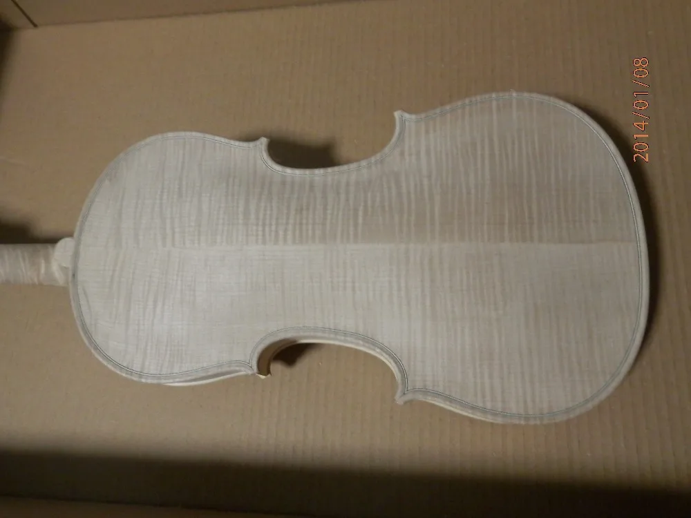 Белая НЕОБРАБОТАННАЯ скрипка неприклеенная в стиле барокко размер 4/4|white unfinished