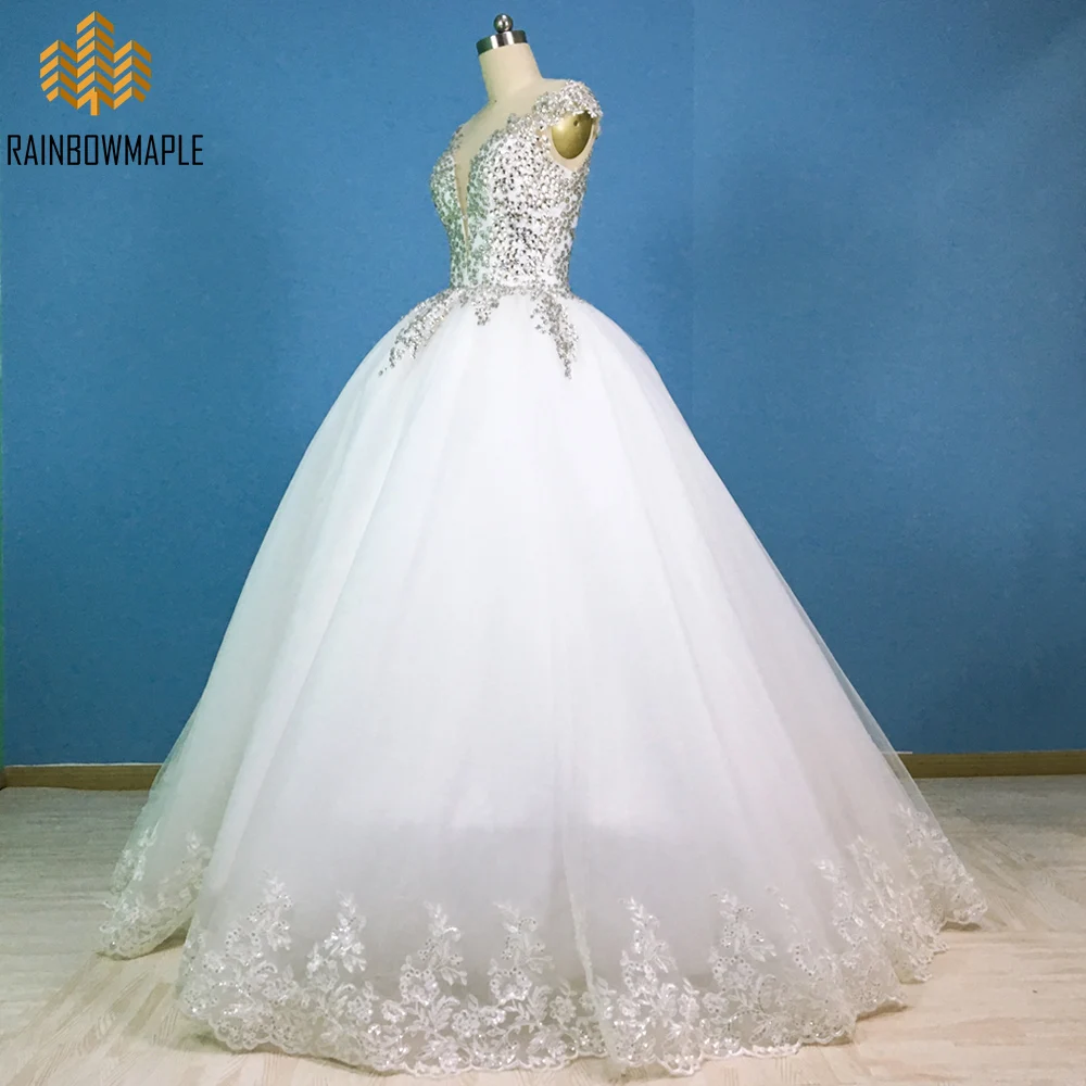 Великолепный Кристалл Кружева бальное платье торжественные платья В стиле