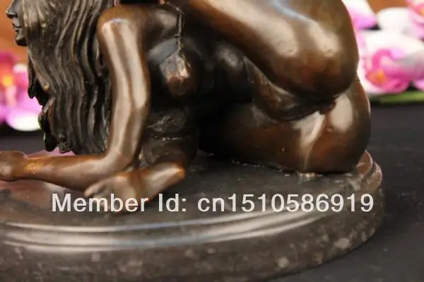Limited Numbered Edition Original Nude Girl Bronze Marble Sculpture Statue Decor | Дом и сад