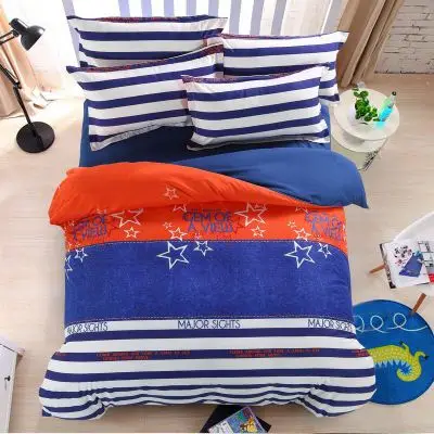 Черный атласные простыни постельное белье хлопок Твердые атласный пододеяльник