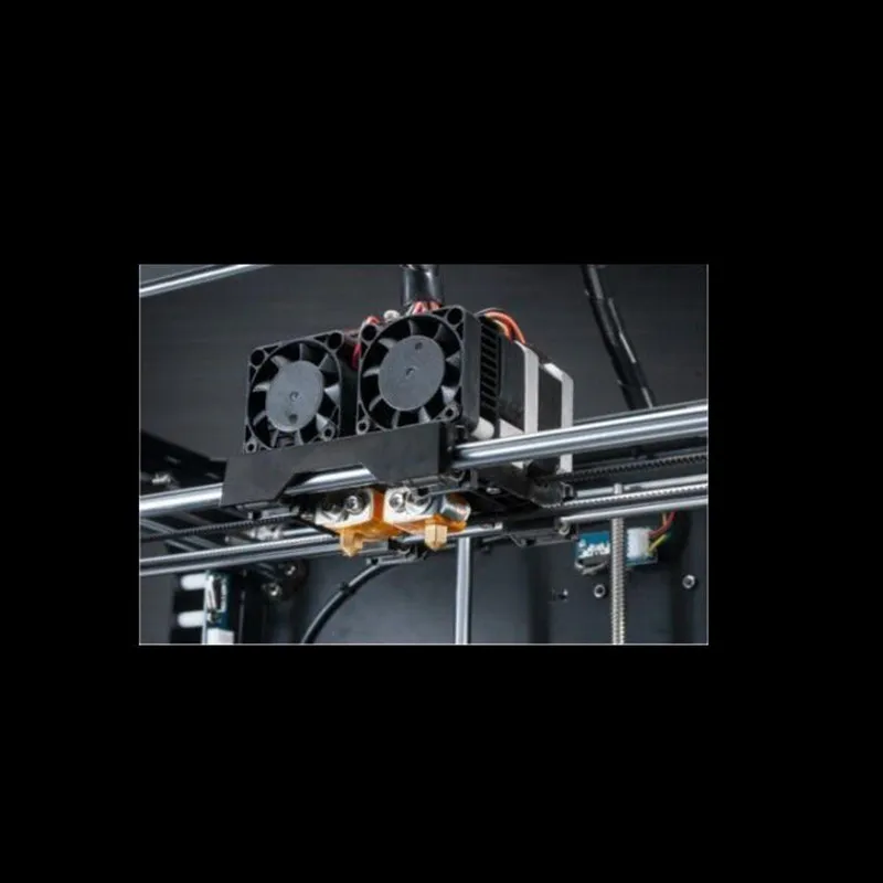 Настольный 3D принтер zrprinting оптимизированный двойной экструдер MK8 высокая
