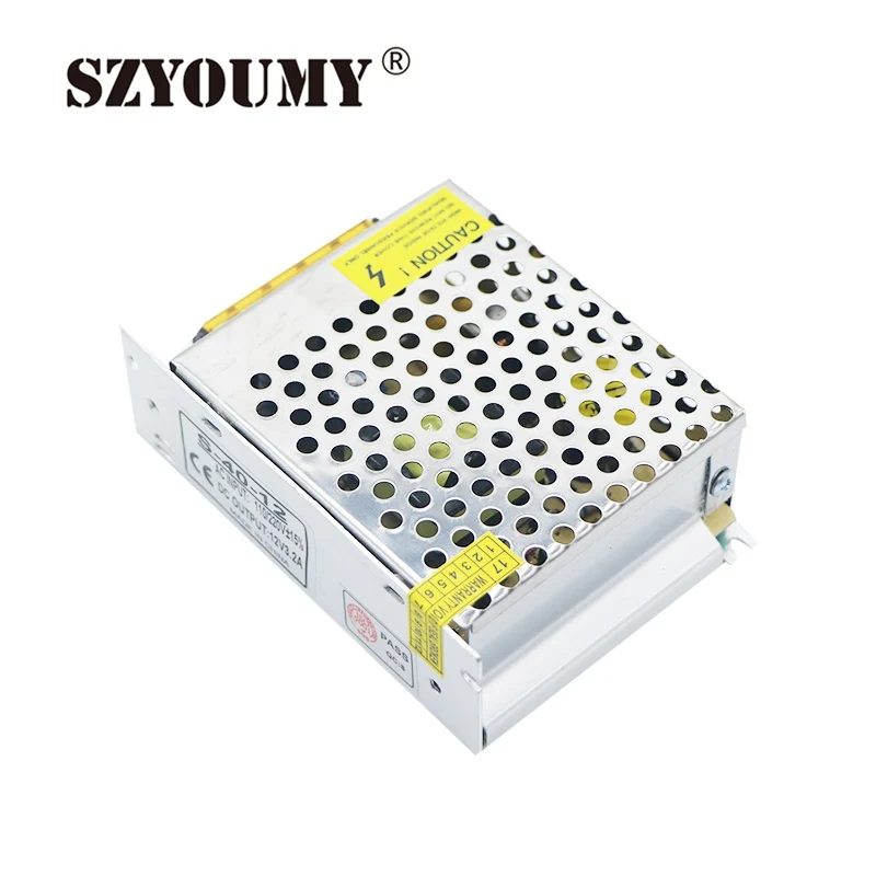 Светодиодная лента от SZYOUMY DC 12V 3.2A 38W импульсный источник питания дисплей AC LED PSUs