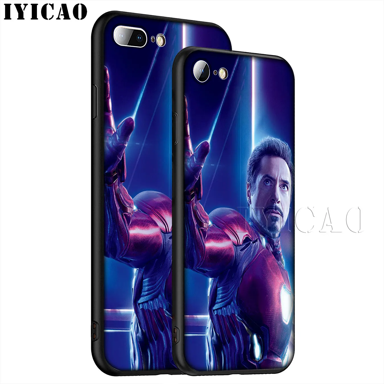 IYICAO Железный человек Marvel Мягкий силиконовый чехол для телефона iPhone XR X XS 11 Pro Max 6 6S 7