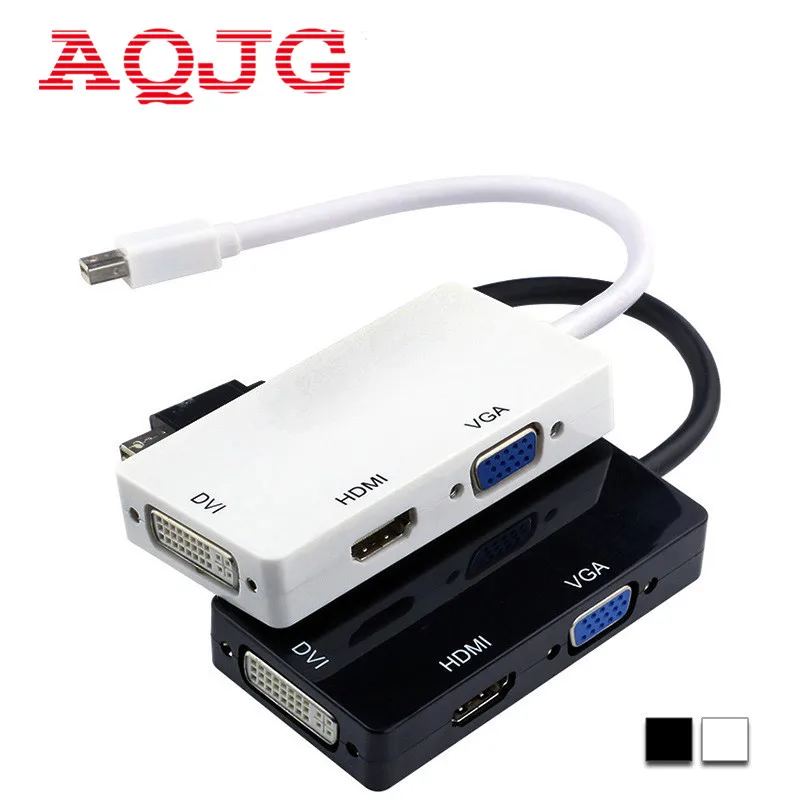 Mini Display Port to VGA HDMI DVI Adapter 3 в 1 кабель Thunderbolt конвертер для MacBook Air Pro Retina Mac iMac|for imac|imac