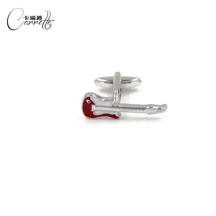 Новая эпоксидная забавная гитара моделирование изысканные Запонки Для Манжет