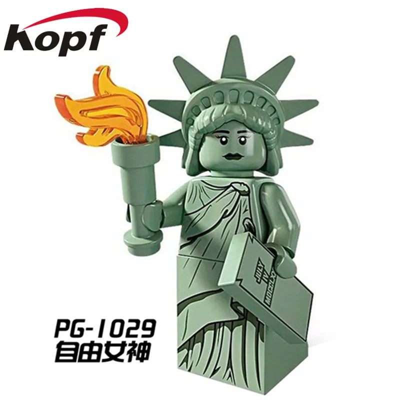 PG1029 Without Box Одиночная Супер Герои Рик и Морти Модель Кирпичи фигурки строительные блоки Развивающие игрушки для детей KF278 - Цвет: PG1029 Without Box