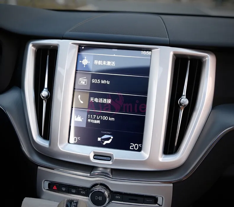 2018 внутренний GPS аудио экран наложения приборной панели кондиционера AC Vent Outlet