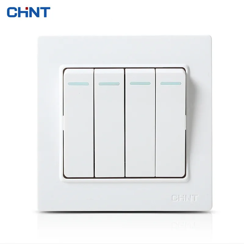 CHNT NEW7L безопасная стальная рама трехцветный Переключатель Четыре Четырехместный
