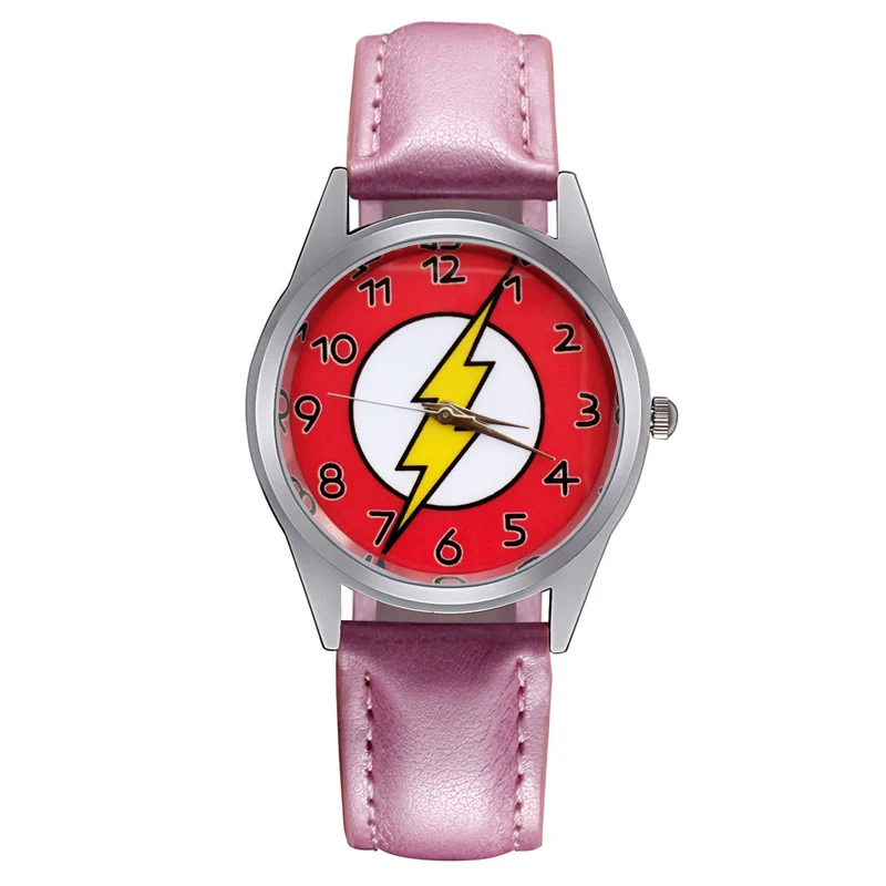 Детские часы в стиле мультфильма молния для женщин студентов девочек мальчиков