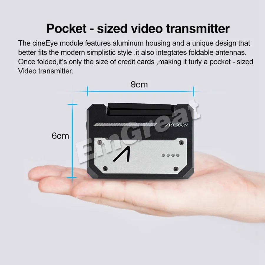 Accsoon CineEye 5G беспроводная система видеопередатчика карманная передача HDMI 1080P HD передача до 100 м для IOS Android зеркалок