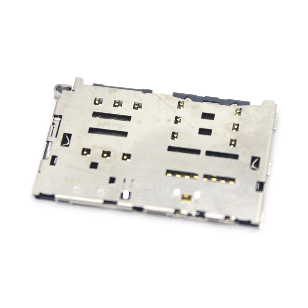 

2pcs/lot sim card reader slot tray module holder connector Sim reader for LG G6 H870 H870DS LS993 VS988 H872 socket