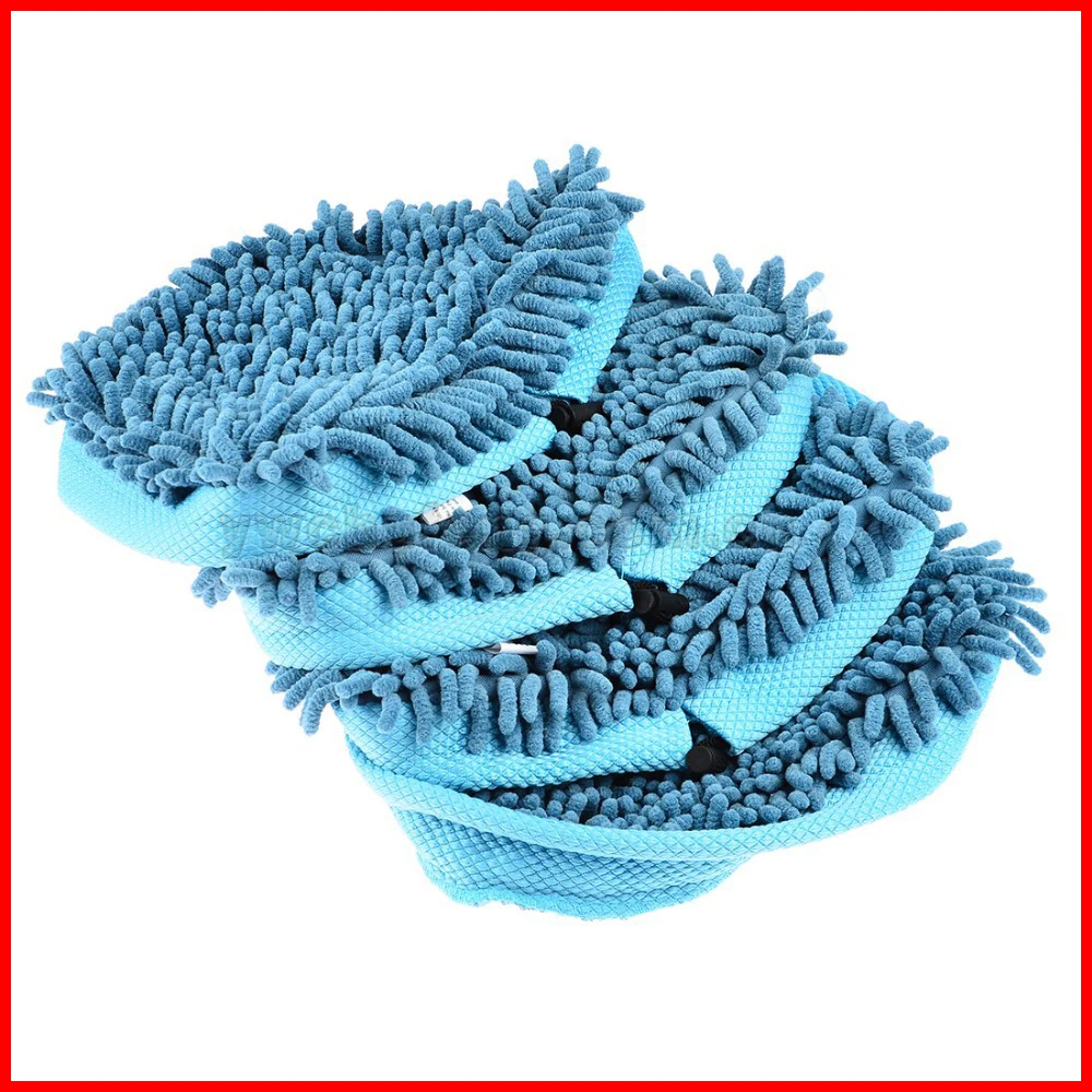 Бесплатная доставка! Синяя ткань из микрофибры большого размера для чистки пола