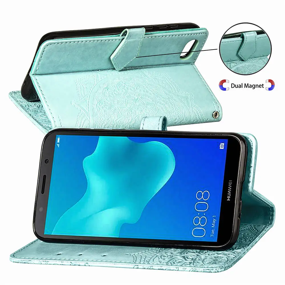Чехол для телефона для huawei Y9 Y7 Y6 Prime Pro Y5 Y3 чехол-портмоне с откидной крышкой чехол книжка чехол КРЫШКА ДЛЯ huawei Y6 рro рrime Hoesje