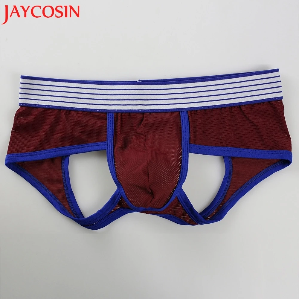 JAYCOSIN Новинка 2018 мужское Прозрачное нижнее белье шорты боксеры с мешочком 3