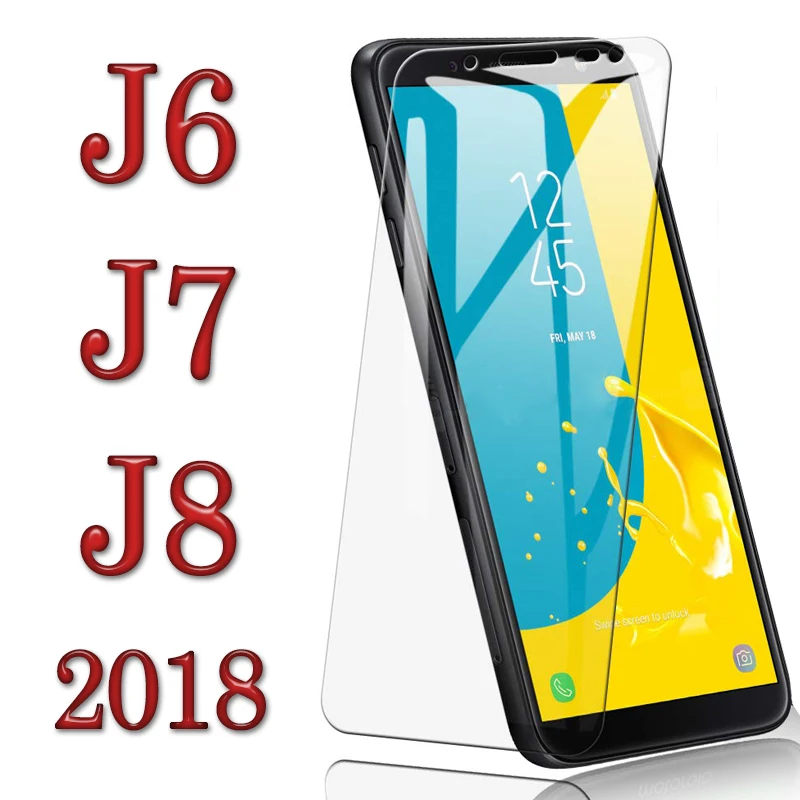 Защитное стекло для samsung J6 защитное J8 J7 2018 Защита экрана Galaxy J 6 7 8 6J 7J 8J Sam Tremp es