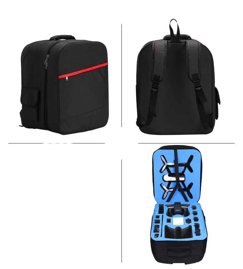 Новое поступление черный рюкзак для квадрокоптера parrot bebop 2 power FPV + VR|backpack for|backpacking