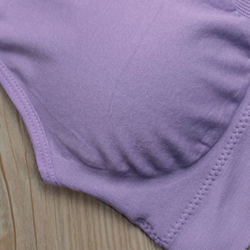 Womens Seamless Sports Bra Wire Drop Yoga Fitness Bralette Unpadded Comfort Sleep