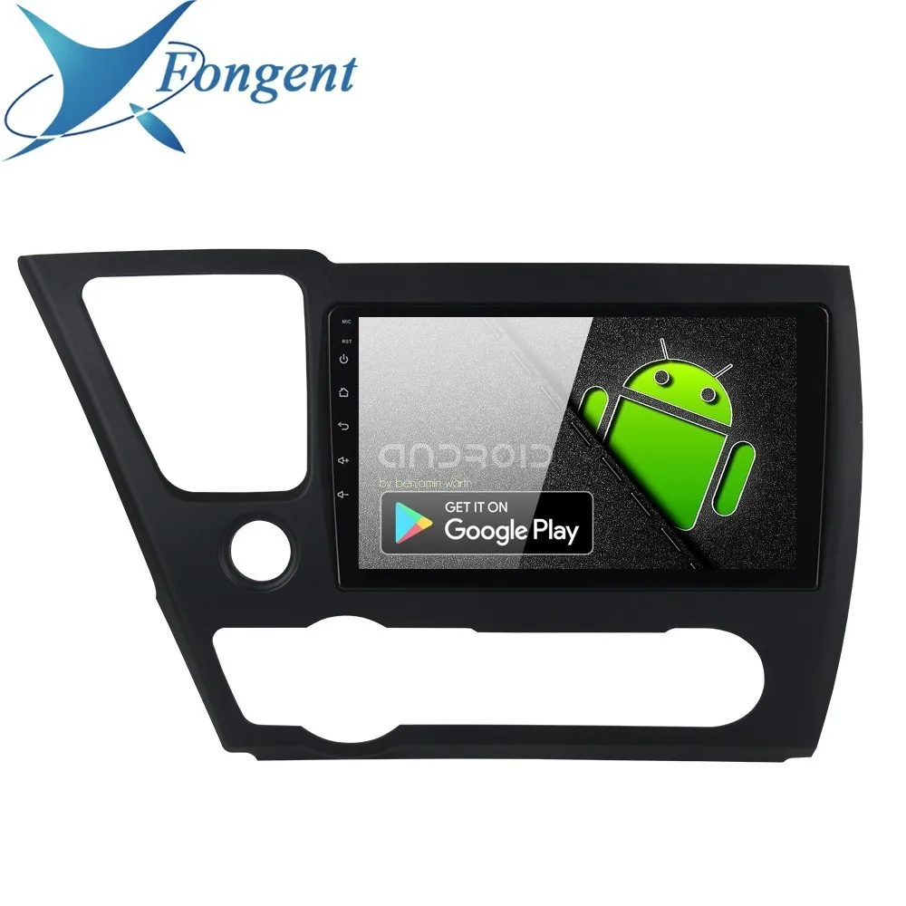 Автомобильное радио fonnt 9 &quotIPS Android 0 1 din для Honda Civic 2013 2014 2015 навигация 4 ГБ ОЗУ 1080P