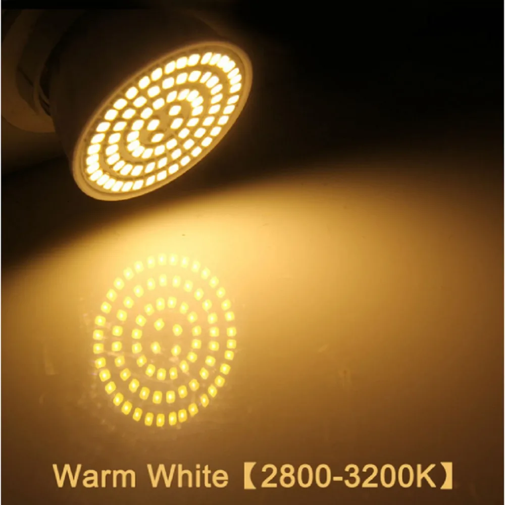 E27 светодиодный вниз светильник 220 V SMD 2835 Точечный светильник 48 Светодиодный s теплый белый светильник для дома Точечный светильник Светодиодный лампа лампады светильник лампочка