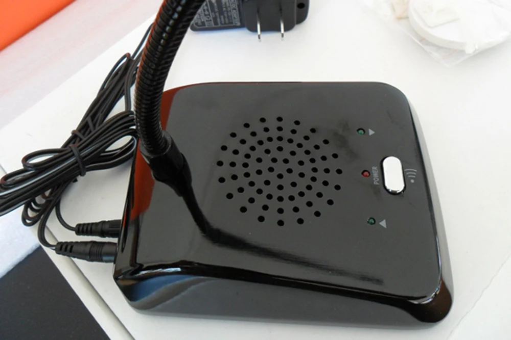 Promotion 2pcs/lot DHL free shipping MY-E361 black full metal bank equipment window two-way interphone service | Компьютеры и офис