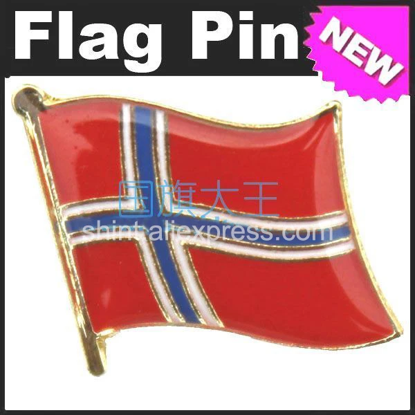 

Lapel Pins Norway Flag Pins All Over The World Badge Emblem Country State Pins