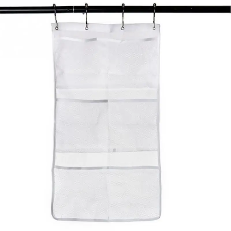 Для ванной Душевой продукт сетка полиэстер Органайзер настенный 6 карманов