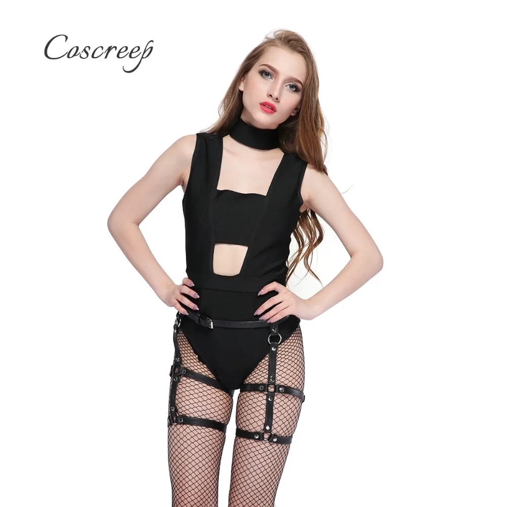 

HARAJUKU Leather Harness Sexy Chest Sculpting Body Waist Belt PUNK GOTHIC sexy BRA BODY bondage bigs sales