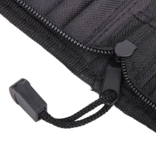 SOSW-Foldable Oxford Fabric Zipper Artist Brush Bag Case Holder--Black | Канцтовары для офиса и дома