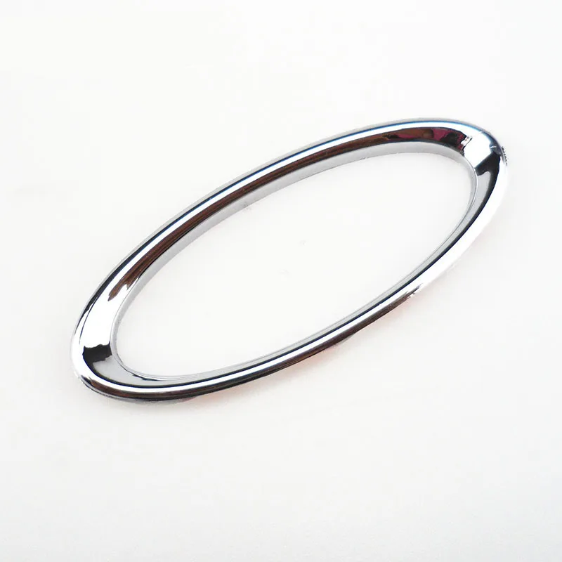 Хромированный Автомобильный логотип на руль из АБС пластика круглая отделка