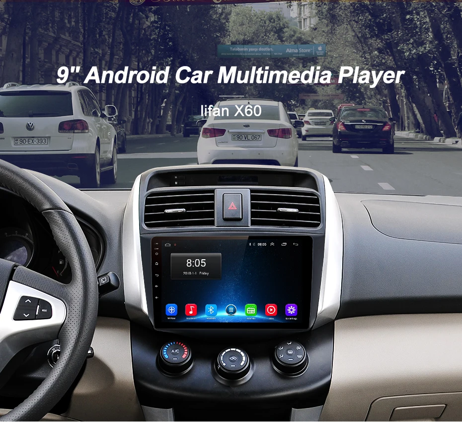 Junsun 2G+ 3 2G Android 8,1 для lifan x60 2012 2013- Авто 2 din Радио стерео плеер Bluetooth gps навигация нет 2din dvd