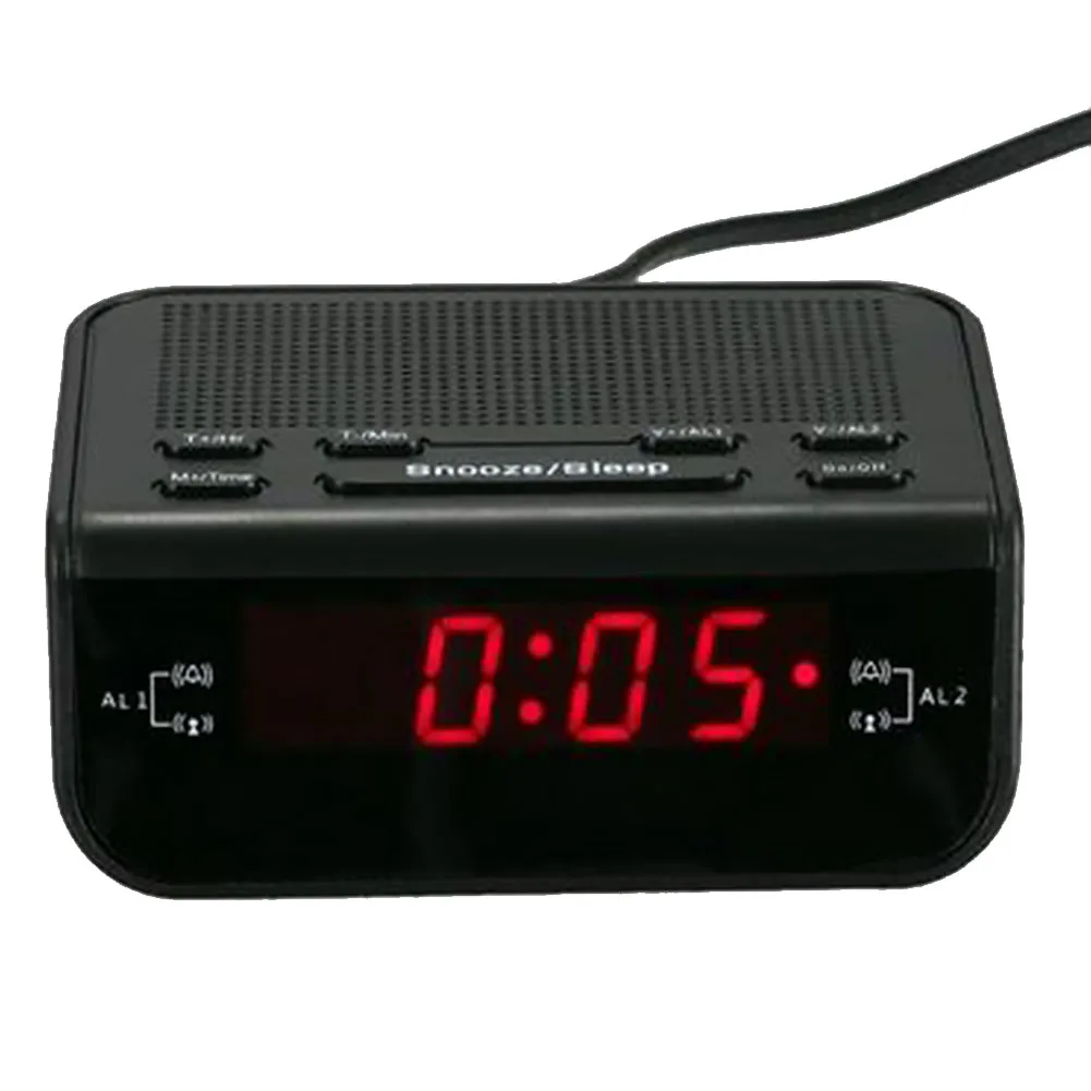 FM цифровой современный дизайн светодиодный дисплей радио Повтор сна двойной